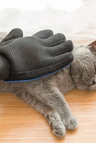 Tüy Toplayan Kedi Temizleme Eldiveni Kedi Tüy Toplama Eldiveni (4940)