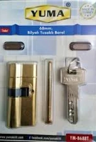 TUZAKLI BİLYALI SARI BAREL 68MM (4940)