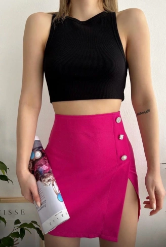 Üç taşlı mini etek