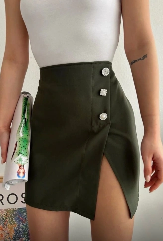 Üç taşlı mini etek