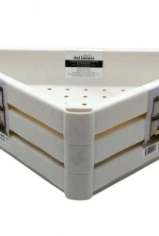 ÜÇGEN - BEYAZ PRATİK RAF ÜNİTESİ PLASTİK (4940)