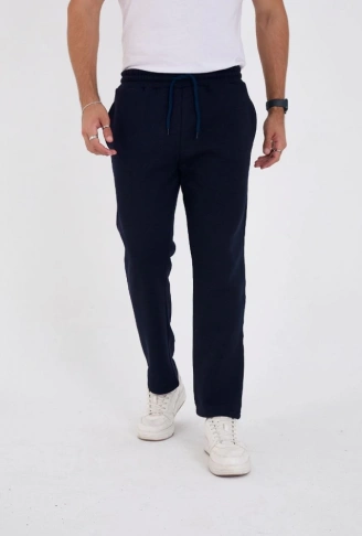 Unisex Üç İplik Basic Eşofman Pantolon - Lacivert