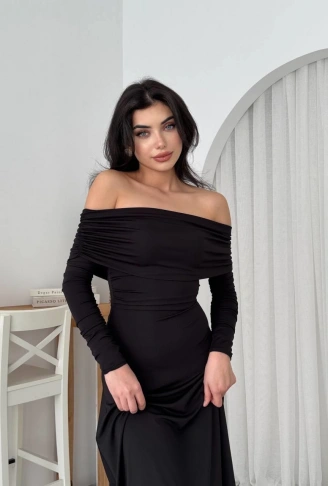 Uras Straplez Elbise