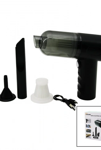 USB ŞARJLI 2İN1 ÇEKME - ÜFLEME OTO - ARAÇ - EV MİNİ - TAŞINABİLİR EL TİPİ SÜPÜRGE (4940)