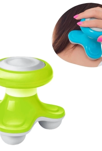 USB Şarjlı Mini Çok Fonksiyonlu Üçgen Şekilli Titreşimli Mini Masaj Aleti (4940)