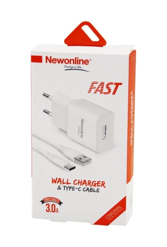 USB - TYPE-C EV BAŞLIK - KABLO SET HIZLI 3.0A NW-USBTOC-SET (4940)