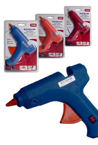 WINNBOSS WN-1162 40 WATT ANAHTARLI SICAK MUM SİLİKON TABANCASI (4940)