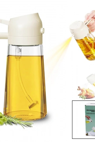 YAĞDANLIK  2IN1 - SPREYLİ - AKITMALI   KİLİTLİ KAPAKLI - SÜRAHİ MODELİ (4940)