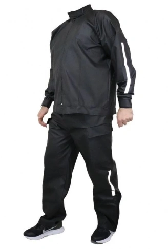 Yağmurluk Takım (Bahçıvan Tipi Askılı Pantolon Ve Mont) - Siyah