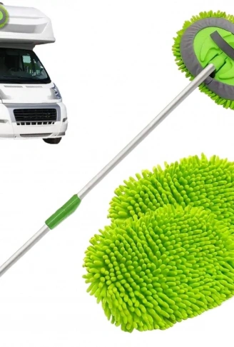 Yedek Mikrofiber Bezli Oto Yıkama Mop Seti (4940)