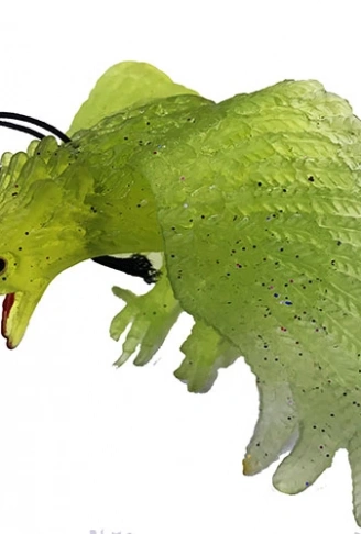 Yeşil Renk Yumuşak Plastik Şaka Kartal Yarasa Anahtarlık Şaka Malzemesi (4940)