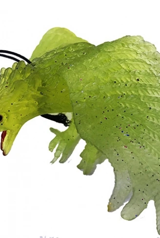 Yeşil Renk Yumuşak Plastik Şaka Kartal Yarasa Anahtarlık Şaka Malzemesi (4940)