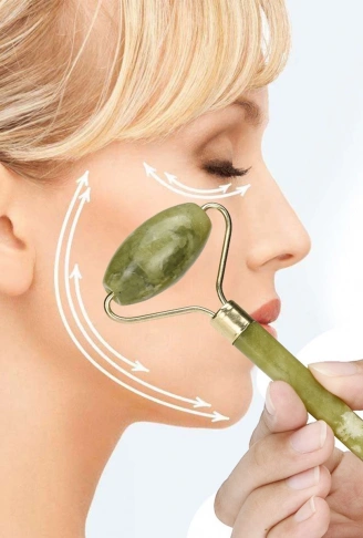 Yeşim Taşı Çift Taraflı Cilt Masaj Aleti (4940)