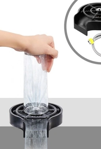 Yüksek Basınçlı Otomatik Bardak Yıkama Aparatı Mutfak Lavaboları İçin Hızlı Kupa Durulayıcı (4940)