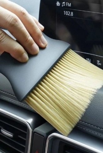 Yumuşak Kıllı ve Ergonomik Saplı Araç İçi Detaylı Toz Temizleme Fırçası (4940)