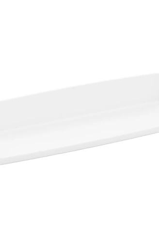 ZEN ETEJER BEYAZ SERT PLASTİK YAPIŞKANLI - DUVARA MONTE 8X29.5CM (4940)