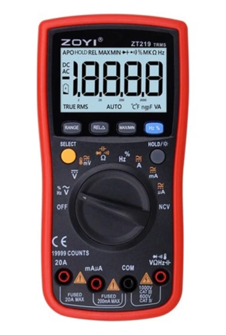 ZOYI ZT-219 TRUE RMS DİJİTAL ÖLÇÜ ALETİ (4940)