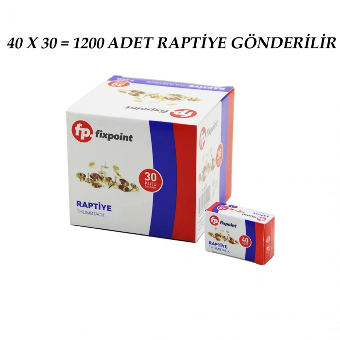 1200 ADET METAL RAPTİYE = 40PCS X 30 (4940)