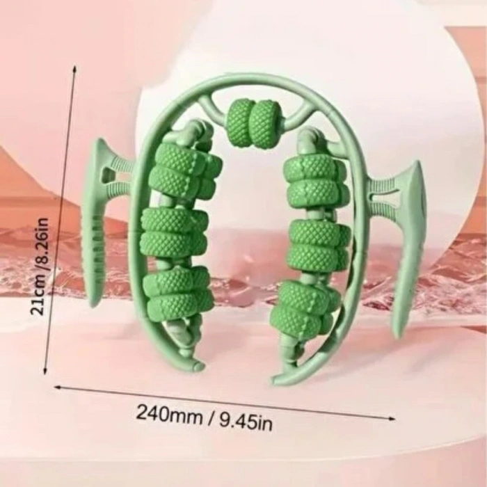13 Tekerlekli Circular Lenfatik Masaj Roller – Selülit Giderici, Cilt Sıkılaştırıcı, Bacak Kol Sırt Masaj Aleti (4940)