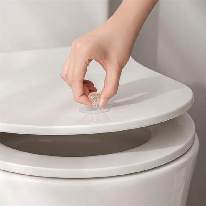 2 Adet Kristal Kendiliğinden Güçlü Yapışkanlı Kulp Askısı Tutma Kolu (4940)