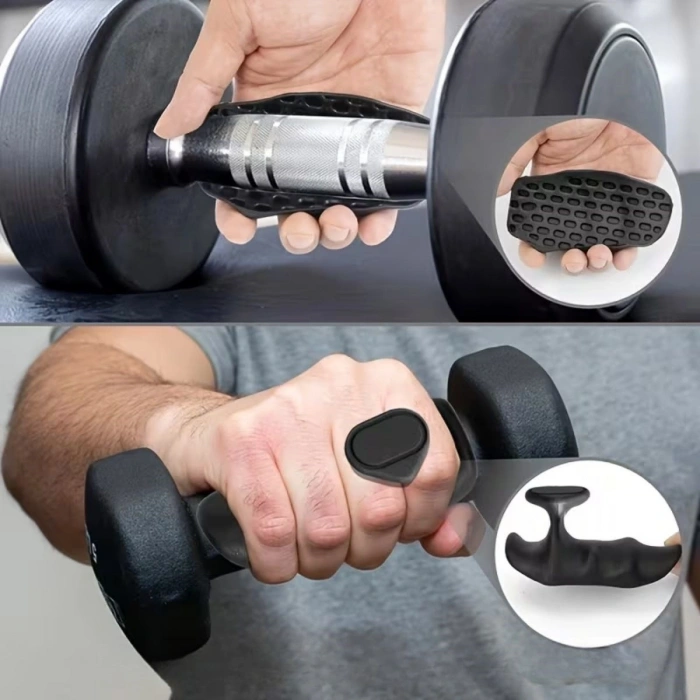 2 Adet Sporcu El Koruma Silikonu – Fitness, Ağırlık Kaldırma ve Antrenman İçin Kaymaz El Pedi (4940)