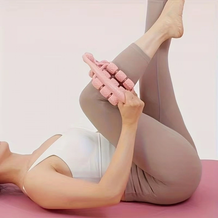 27 Tekerlekli Lenfatik Masaj Roller – Selülit Giderici, Cilt Sıkılaştırıcı, Bacak Kol Sırt Masaj Aleti (4940)