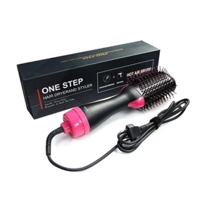 2İN1 ONE STEP KURUTMALI SAÇ DÜZLEŞTİRİCİ - ELEKTRİKLİ FÖN TARAK 1200W (4940)