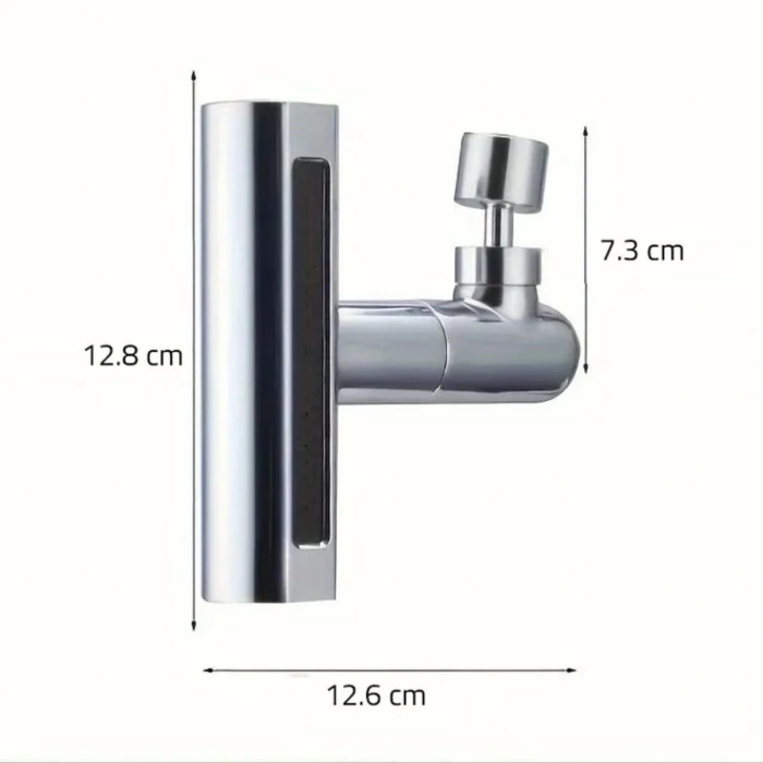 3 Farklı Modlu Çok Amaçlı Musluk Adaptörü Evrensel Musluk Başlığı Şelale Musluk (4940)
