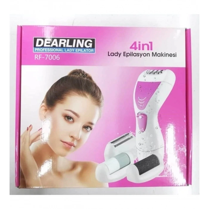 4 In 1 Su Geçirmez Epilasyon Aleti Epilatör Cihazı Tüy Alma Makinesi Topuk Törpüsü (4940)