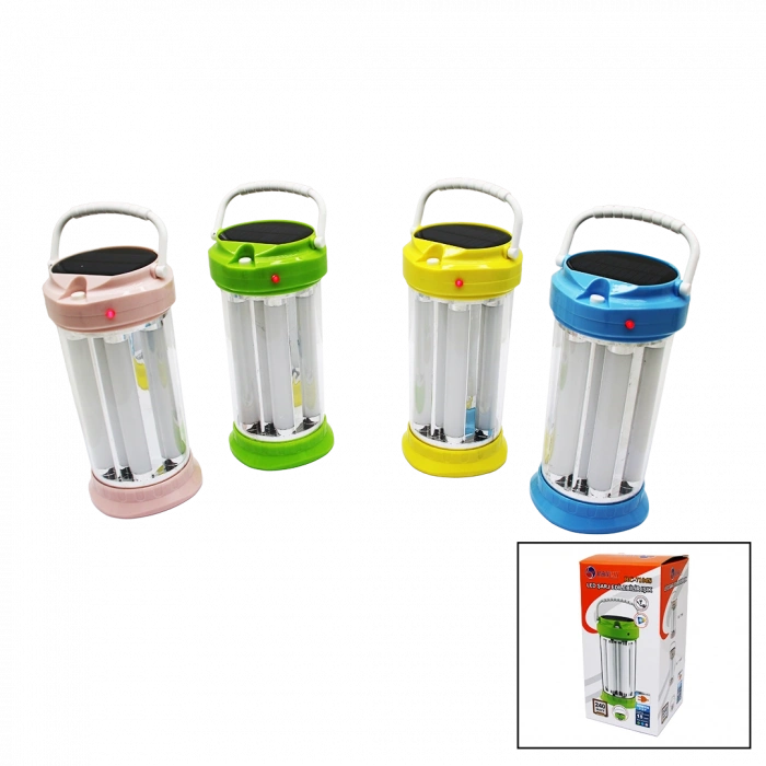 40W X 6 TÜP SOLAR ŞARJLI - FİŞLİ LED IŞILDAK FENER 240W (4940)