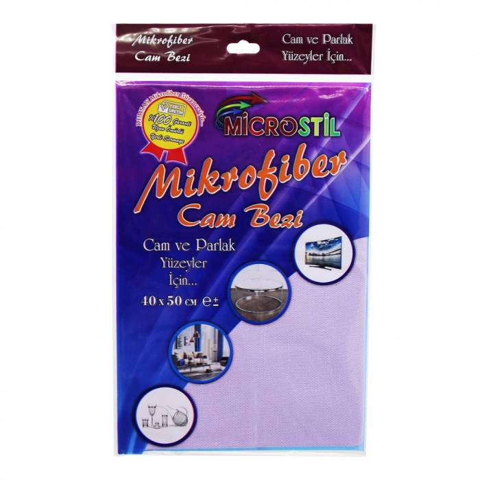 40X50CM MİKROFİBER TEMİZLİK CAM BEZİ (4940)