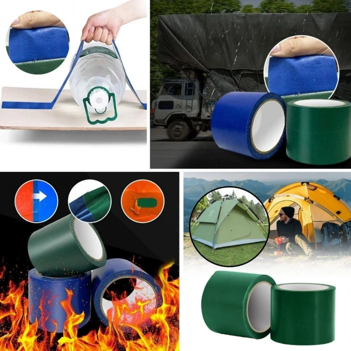 5 cm x 5 mt. Yapışkanlı  Çadır Tente Hortum Tamir Bandı (4940)
