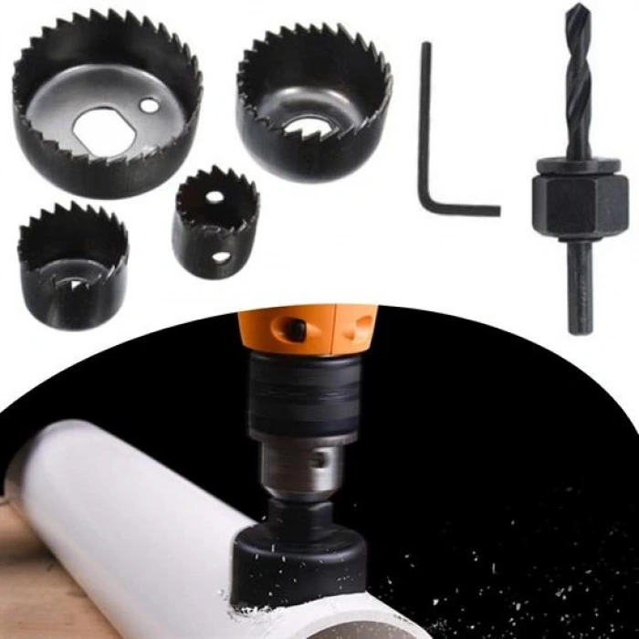 6 Parça Demir Ahşap Alçıpan Delme Buat Açma Seti (4940)