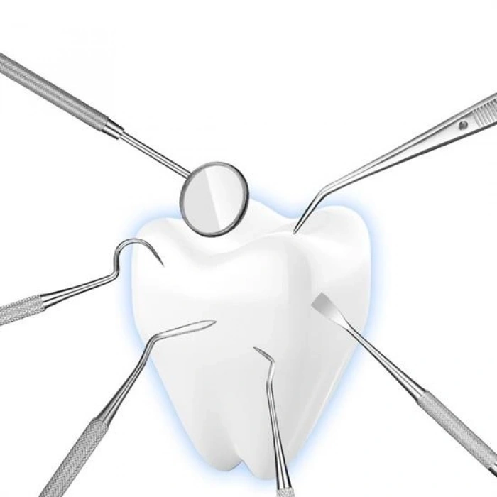 6 Parça Kutulu Ağız Bakımı Diş Bakım Seti Ağız Hijyen Takımı (4940)