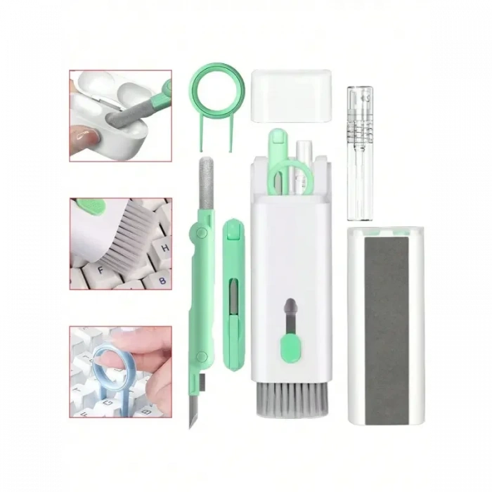 7'si 1 Arada Çok Fonksiyonlu Klavye Temizleme Fırçası (4940)