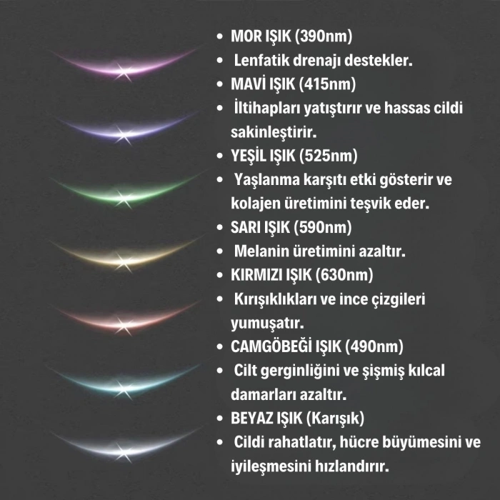 7 Farklı Işık Modlu Titreşimli Boyun Ve Yüz Ems Güzellik Cihazı (4940)