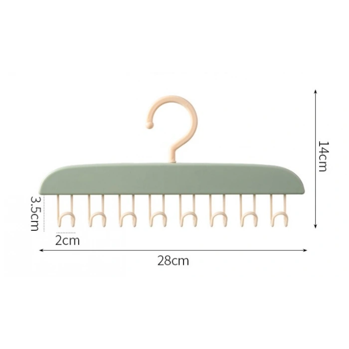 8 Kancalı Çok Amaçlı Yapışkanlı Askı (4940)