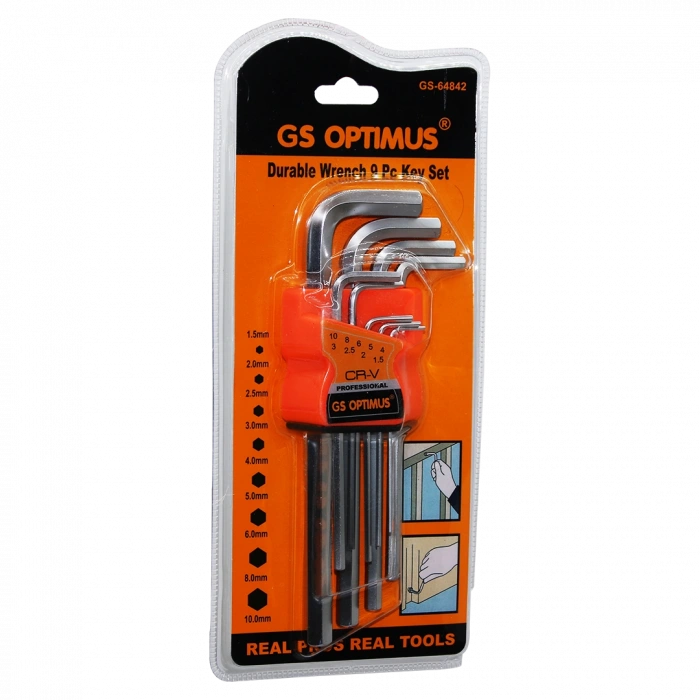 9 PARÇA  KROM UZUN - DÜZ ALYAN 180MM (4940)