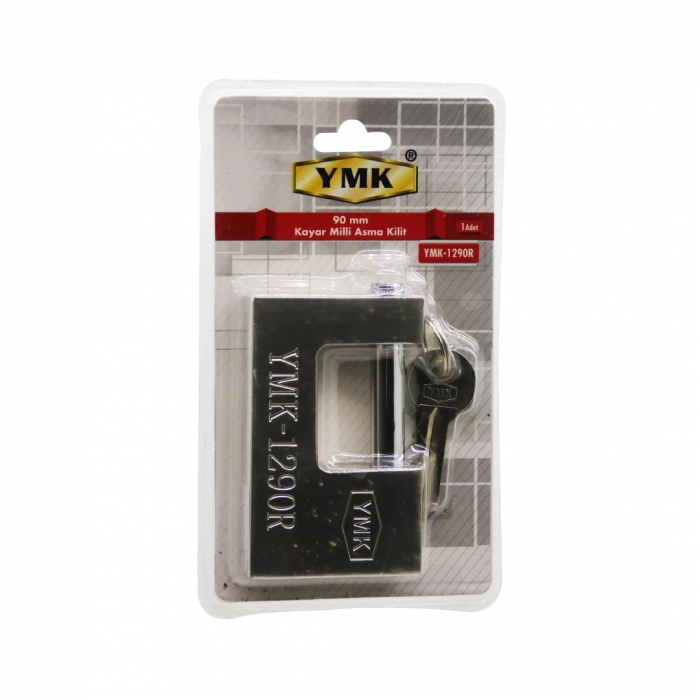 90MM GRİ KAYAR MİLLİ ASMA KİLİT (4940)