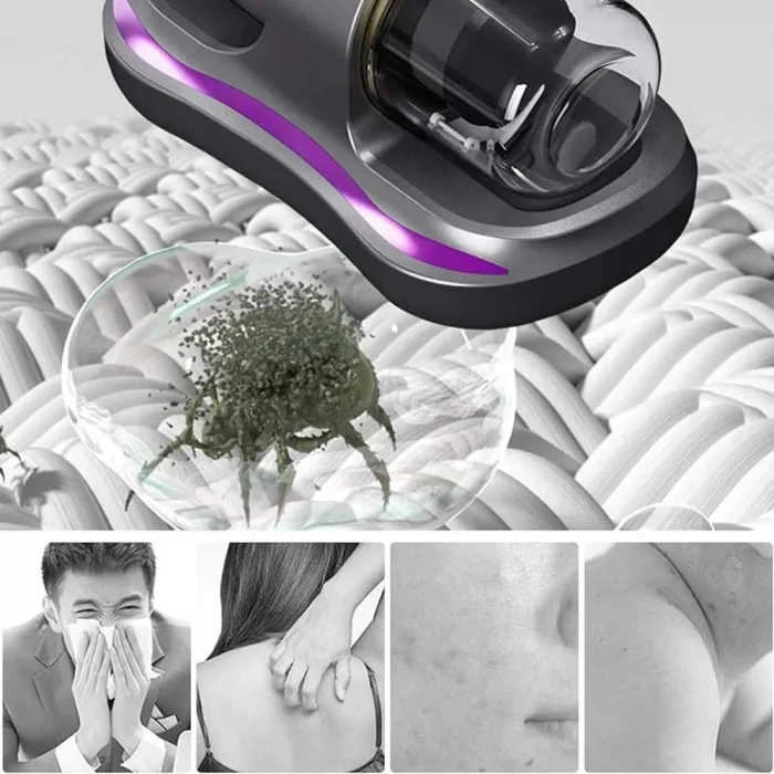 Acarid Temizleme Makinesi El Süpürgesi Yatak Temizleme Mite Temizleme Makinesi Cihazı UV-C Işınlı Temizlik Makinesi Şarjlı Süpürge (4940)