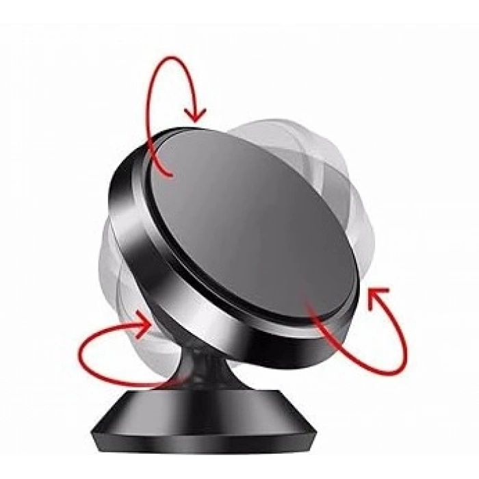 Araç Torpidosuna Yapışan Mıknatıslı Telefon Tutucu Siyah CM-308 (4940)