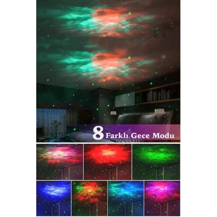 Astronot, Galaksi, Projektör, Uzaktan Kumandalı, Gece Lambası BWR-47 (4940)