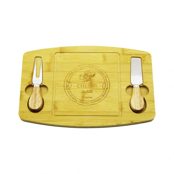 BIÇAK SAĞ-SOL 19X29CM -1.5CM AHŞAP BAMBU KAHVALTI PEYNİR SUNUM TABAK 2PEYNİR BIÇAK=AHŞAP SAPLI (4940)