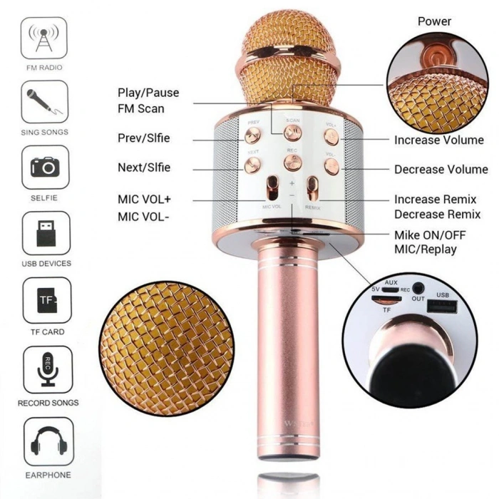 Bluetooth Karaoke Mikrofon (4940)