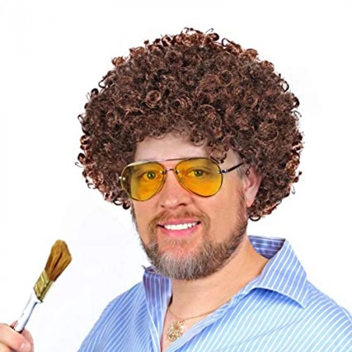 Bob Ross Bonus Peruk Kahverengi Renk 120 gr (4940)
