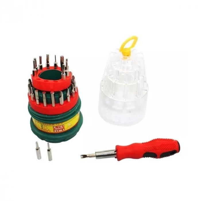 Büyük 31 Parça Hassas Tornavida Bits Uç Seti Yumurta Tornavida (4940)