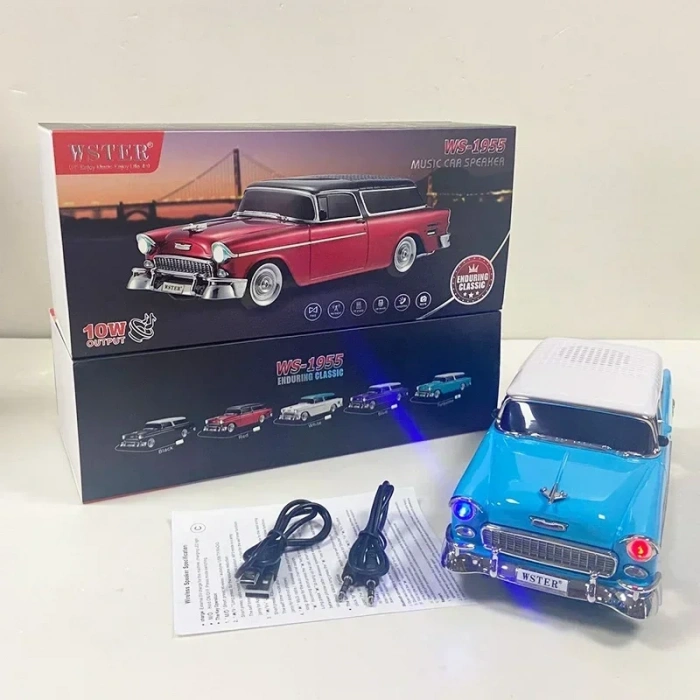 Chevrolet WS-1955BT Belair 1955 Model Bluetooth Hoparlör (4940)