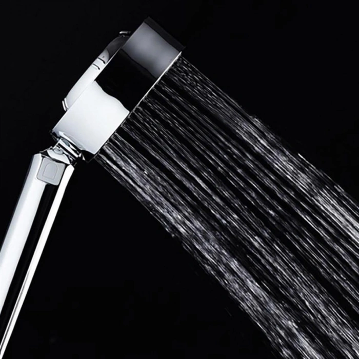 Çift Taraflı Yüksek Basınç Su Akıtan Şampuan Hazneli Duş Başlığı (4940)