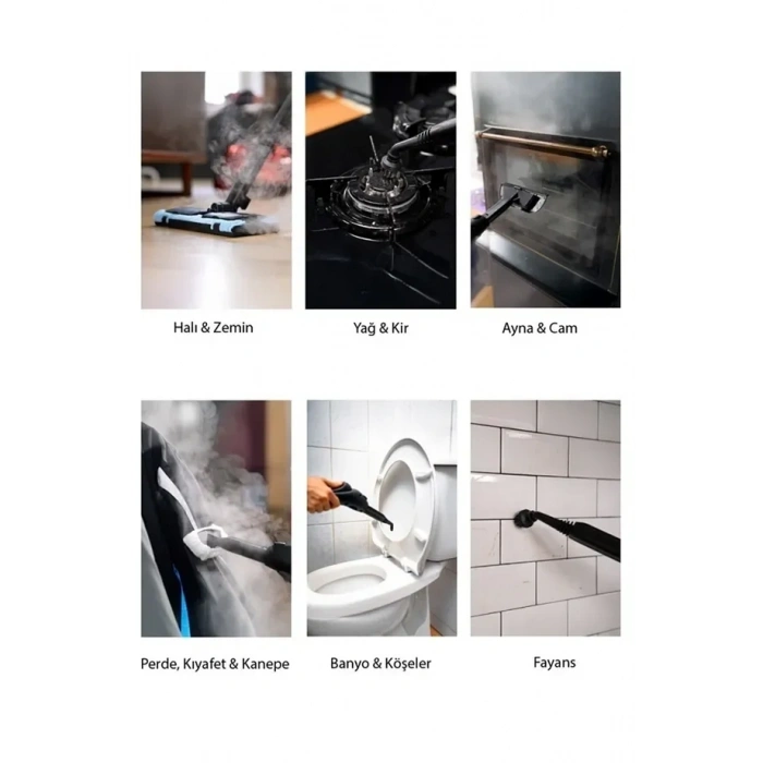 Classen Smart Çok Fonksiyonlu Güçlü Buharlı Temizleyici Makinesi (4940)