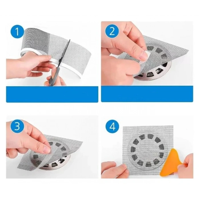 Çok Amaçlı Gider Süzgeci ve Sineklik Tamir Kiti 10 cm * 4 metre (4940)